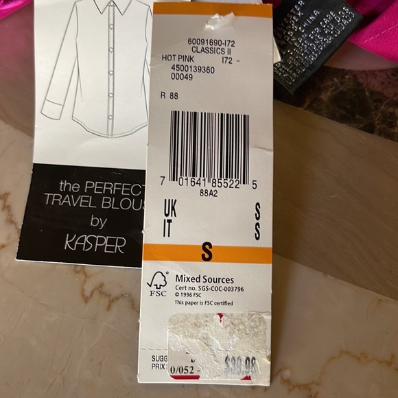 Kasper Ruffle Front Top - Picture 7 of 7